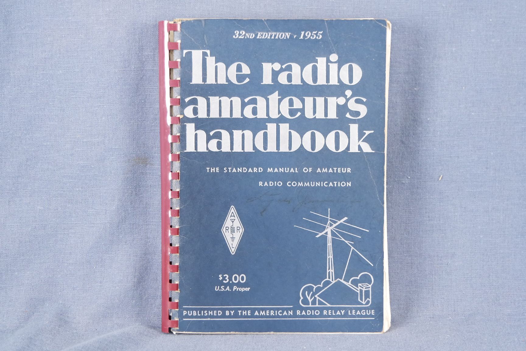 1955 The ARRL The Radio Amateurs Handbook Comb Bound Version Front ...